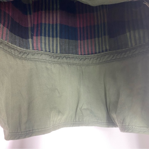 Anthropologie Elevenses military jacket olive green 10 - Picture 8 of 10